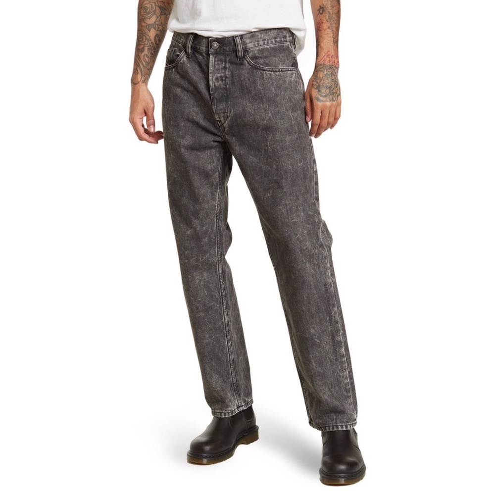 Diesel Jeans Mens Size 28 x 30 D-MACs Straight Leg BUTTON FLY Denim NEW